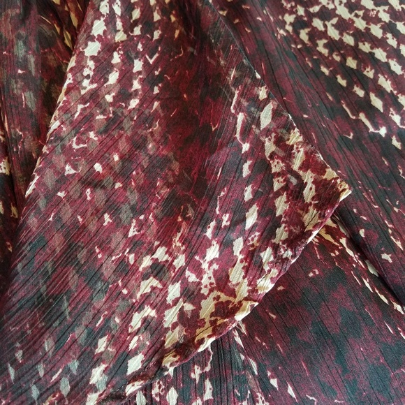 Converse Burgundy "Wrap" Dress - Picture 3 of 4